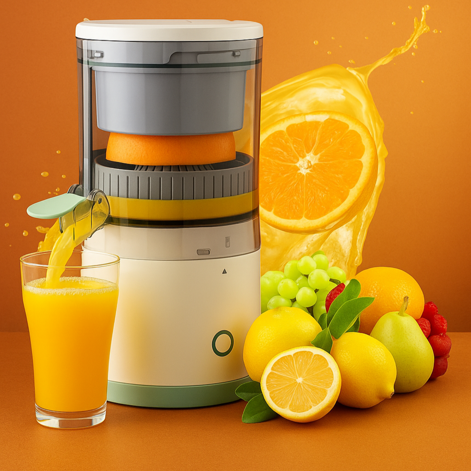 CitrusPress Ultra™ | Handmatige Vruchtenpers van Duurzaam Metaal voor Thuis & Horeca