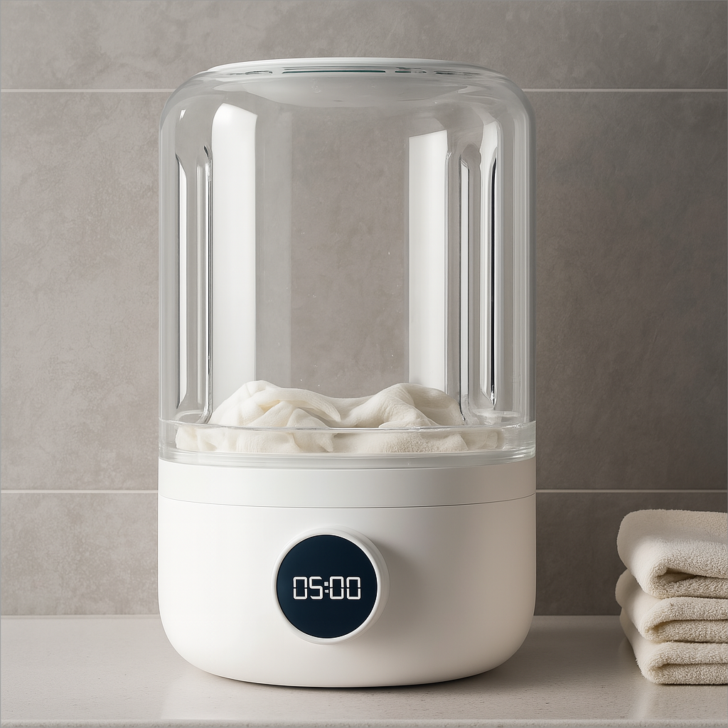 MiniWash Pro™ | Draadloze mini wasmachine voor ondergoed & sokken