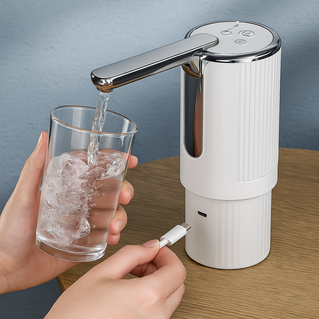 HydroFlow Mini™ | Automatische elektrische waterdispenser met kraantje